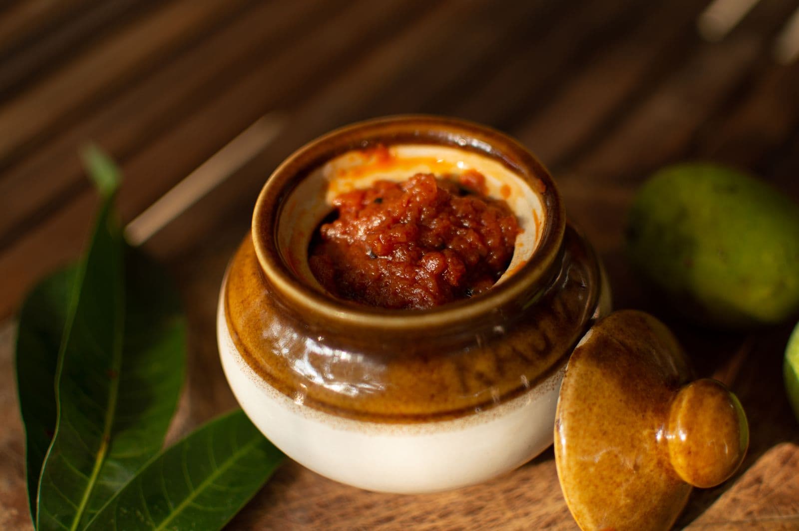 Traditional Khayali Ram achaar (pickle) jars, a Vsolwit merger and management partnership